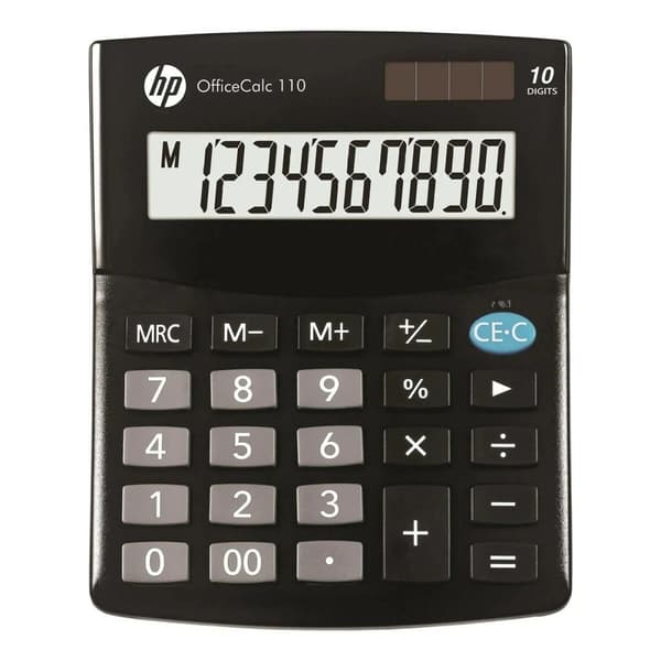 Kalkylator HP HPKOC110 Svart Plast