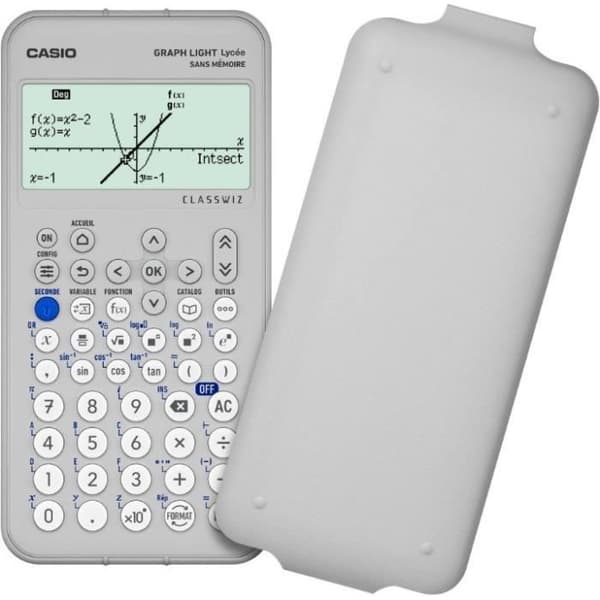 Grafisk lommeregner - CASIO - Gymnasium - Graflys - Hvid