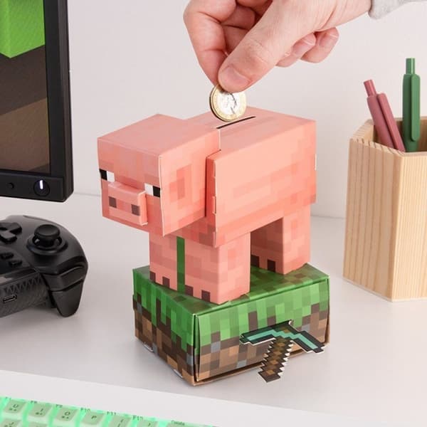 Paladone Minecraft Sika Rakenna oma rahakirstu Kit