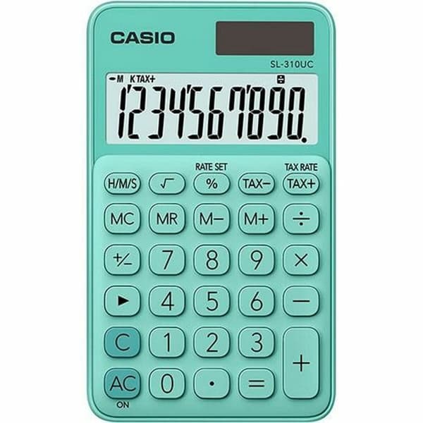 Laskin Casio SL-310UC-GN BOX Vihreä Muovinen Vihreä