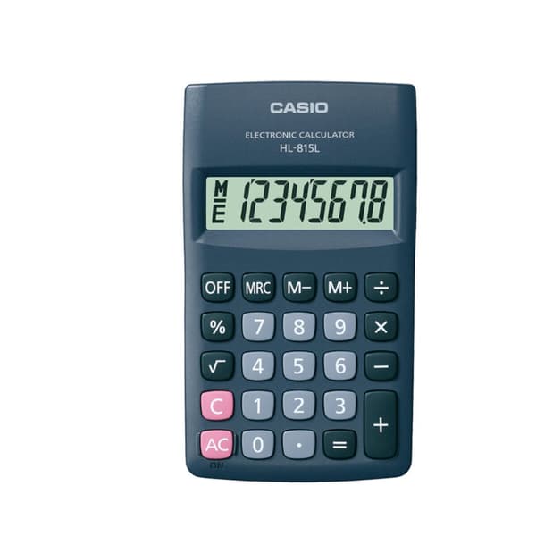Laskin Casio HL-815L-BK BOX Musta Muovinen