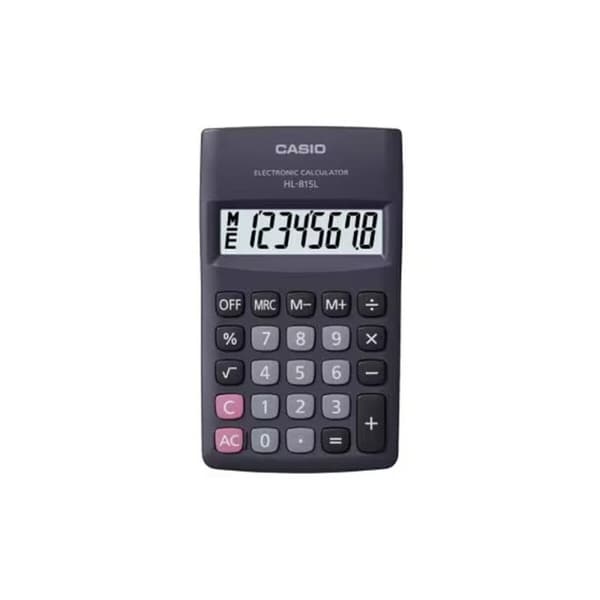 Laskin Casio HL-815L-BK BOX Musta Muovinen musta