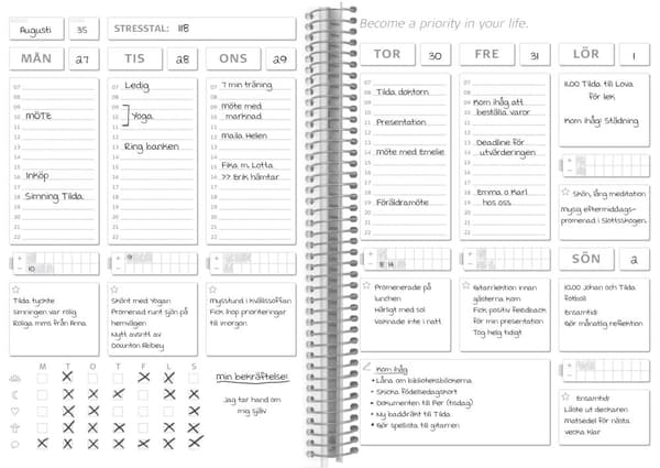 Kalender Balance Log odaterad - 1049