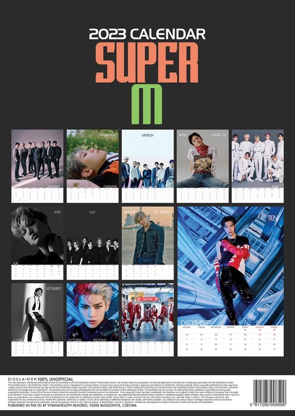 Super M: 2023 calender