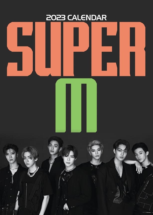 Super M 2023 calender CDON