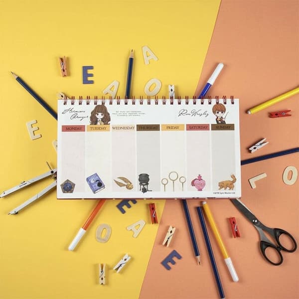 Ugentlig Planner Harry Potter Rød