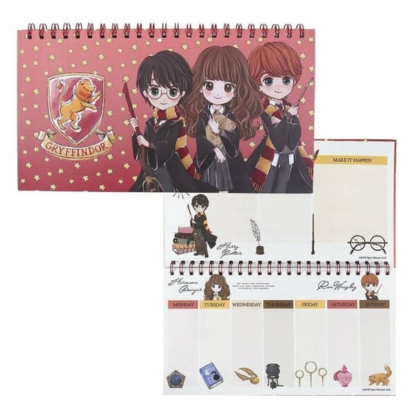 Ugentlig Planner Harry Potter Rød