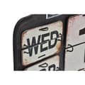 Miniatyrbillede 2 af 4: Kalender DKD Home Decor Metal 42 x 3,5 x 27 cm Sort Hvid