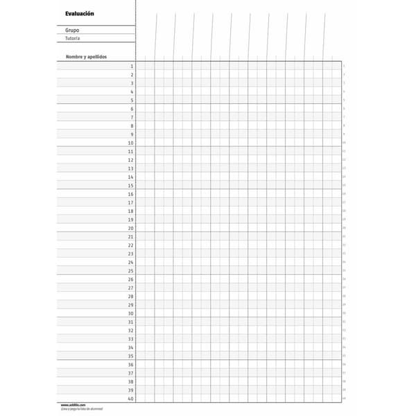 Notesbog Additio TRIPLEX 22,5 x 31 cm