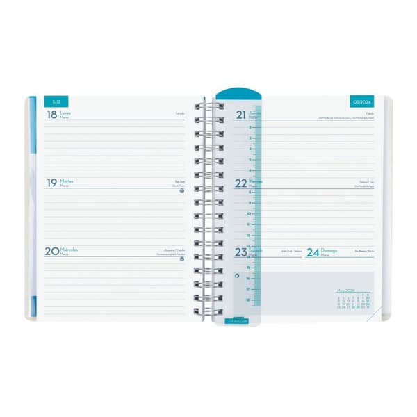 Dagbog Finocam Tropic 2023-2024 Undervisning 15,5 x 21,2 cm Multifarvet Kvarter