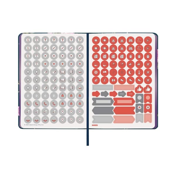 Dagbog Finocam Natural Skole 2023-2024 Multifarvet 11,8 x 16,8 cm