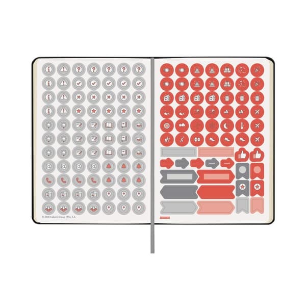 Dagbog Finocam Natural Croma Skole 2023-2024 Sort 11,8 x 16,8 cm