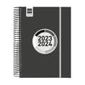 Miniatyrbillede 1 af 4: Dagbog Finocam Espir Label Skole 2023-2024 Sort 15,5 x 21,2 cm