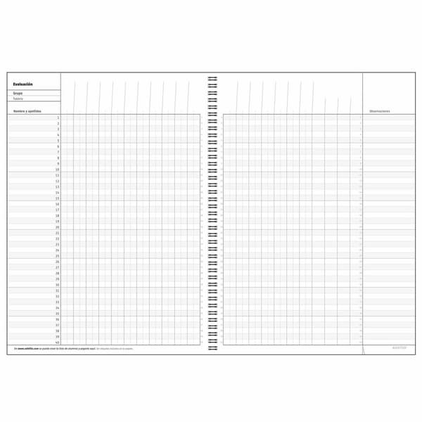 Dagbog Additio Undervisning Notesbog Multifarvet A4 22,5 x 31 cm
