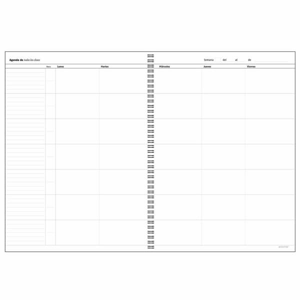 Dagbog Additio Undervisning Notesbog Multifarvet A4 22,5 x 31 cm