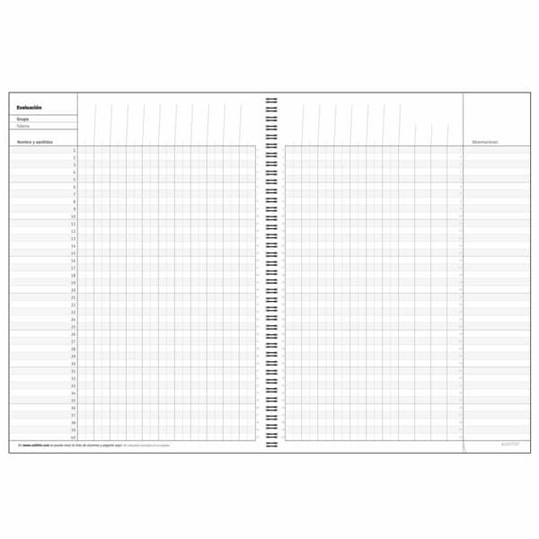 Dagbog Additio Undervisning Notesbog Multifarvet A4 22,5 x 31 cm