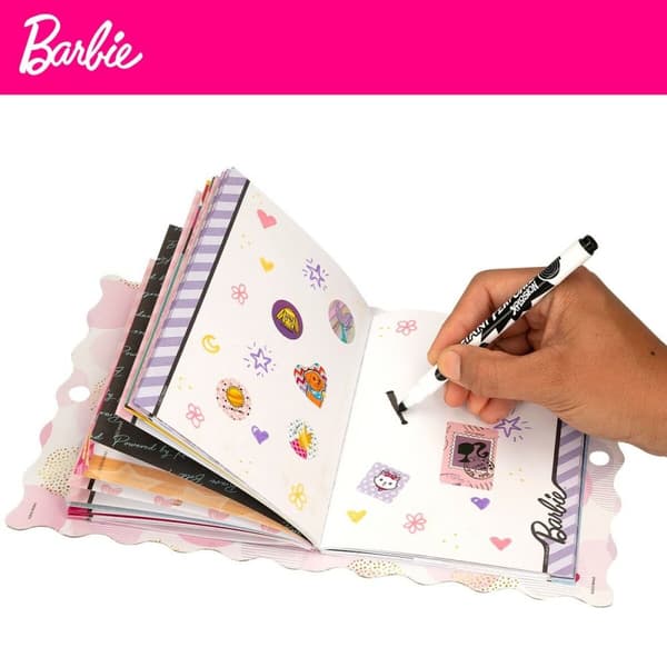 Dagbog med tilbehør Barbie My Secret Diary