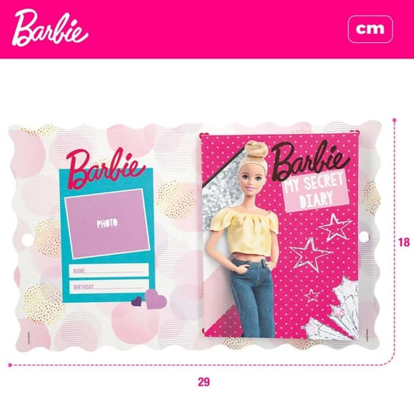 Dagbog med tilbehør Barbie My Secret Diary
