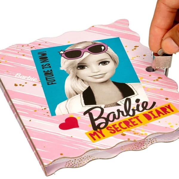 Dagbog med tilbehør Barbie My Secret Diary