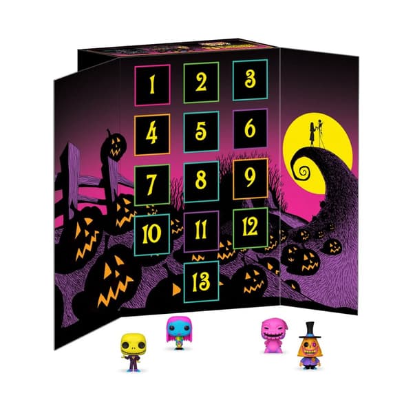 Funko Pocket Pop! Disney: The Nightmare Before Christmas - 13 Day Countdown Calendar (Blacklight)