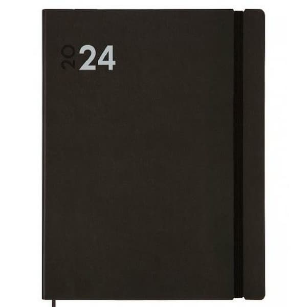 Dagbog Finocam Dynamic Mara 2024 Sort 21 x 27 cm