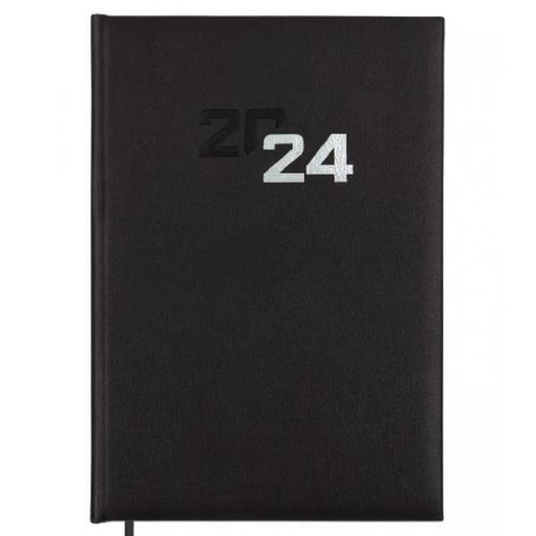 Dagbog Finocam Dynamic Milano 2024 Sort 16,5 x 24 cm