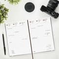 Miniatyrbillede 3 af 6: Dagbog Finocam Dynamic Casual 2024 Blad af en plante Multifarvet A5 14 x 20,4 cm