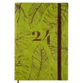 Miniatyrbillede 1 af 6: Dagbog Finocam Dynamic Casual 2024 Blad af en plante Multifarvet A5 14 x 20,4 cm