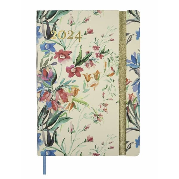 Dagbog Finocam Flexy Joy Bloom 2024 Multifarvet A5 14,8 x 21 cm