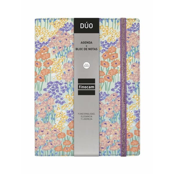 Dagbog Finocam Duodesign Color 2024 Multifarvet A5 15,5 x 21,2 cm