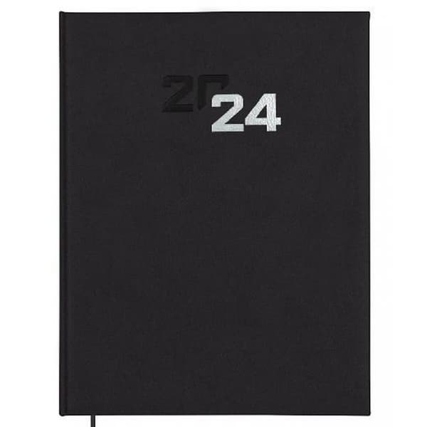 Dagbog Finocam Dynamic Milano 2024 Sort 21 x 27 cm