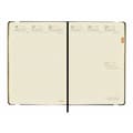 Miniatyrbillede 5 af 6: Dagbog Finocam Flexy Joy Dotts 2024 Sort Gylden A5 14,8 x 21 cm