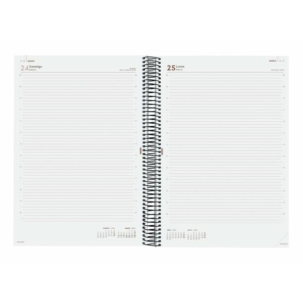 Dagbog Finocam 2024 Sort A4 21 x 29,7 cm