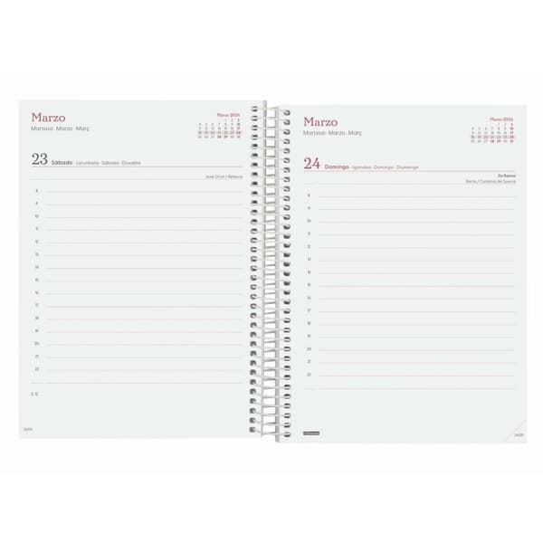 Dagbog Finocam Design Collection Imposible 2024 Multifarvet A5 15,5 x 21,2 cm