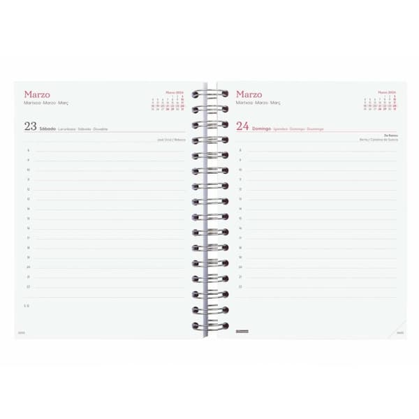 Dagbog Finocam You Zen 2024 Multifarvet A5 15,5 x 21,2 cm