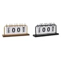 Miniatyrbillede 1 af 3: Skrivebordskalender Home ESPRIT Sort Gylden 29 x 13 x 6,5 cm (2 enheder)