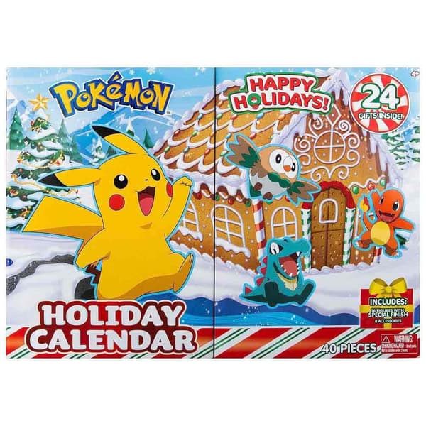 Pokemon Adventskalender Multi 24 Bitar Flerfärgad