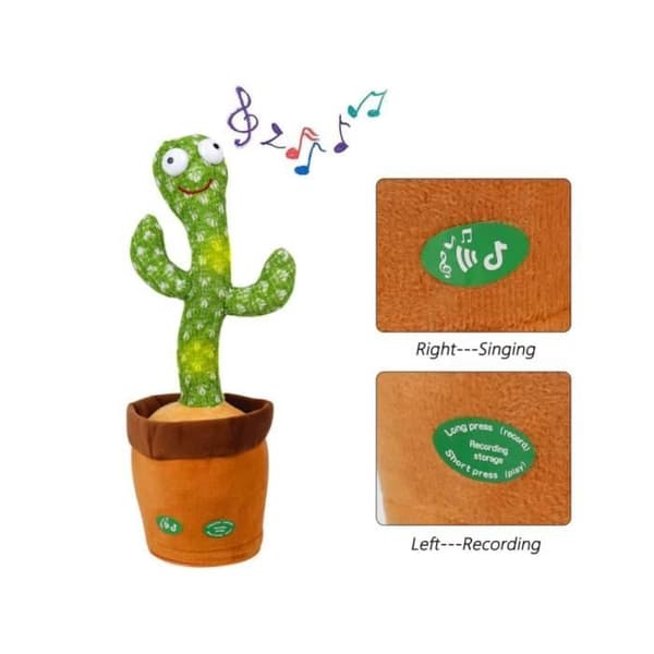 Toy - Cute Dancing Cactus - 120 låtar på engelska