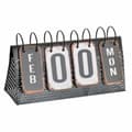 Miniatyrbild 1 av 3: Skrivbordskalender DKD Home Decor Vit Svart 34 x 13 x 21 cm