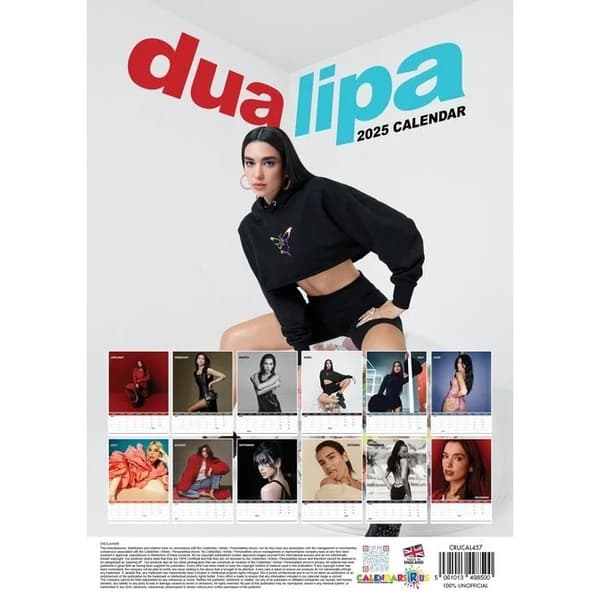 Dua Lipa 2025 Kalender