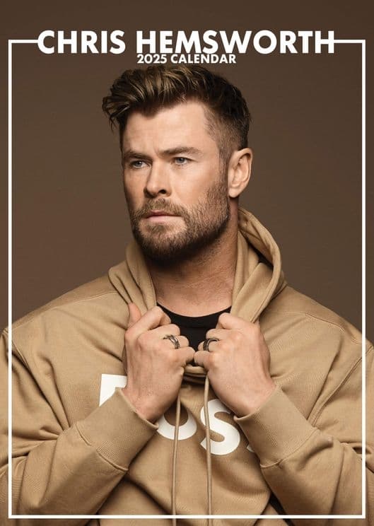 Chris Hemsworth 2025 Calendar