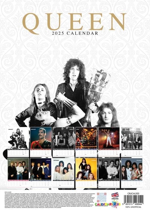 Queen 2025 Kalender