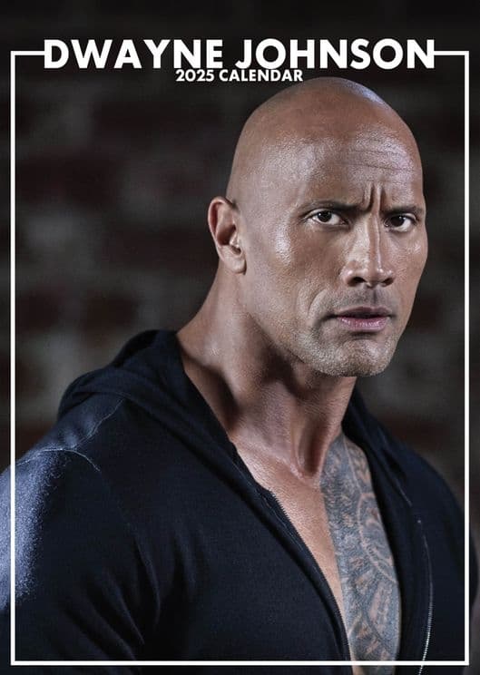 Dwayne Johnson 'The Rock'  2025 Kalender