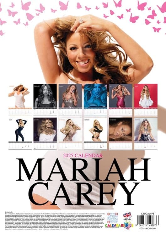 Mariah Carey 2025 Calendar