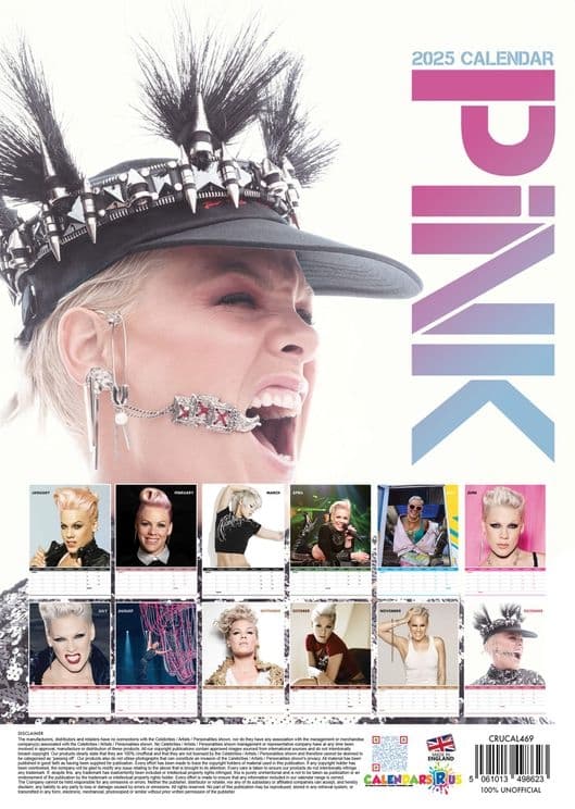 Pink 2025 Kalender