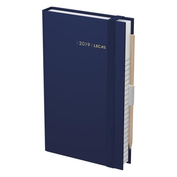 LECAS Byggplats Agenda 100735511 2019 - 9 x 15 cm - 1 dag per sida - Diverse färger