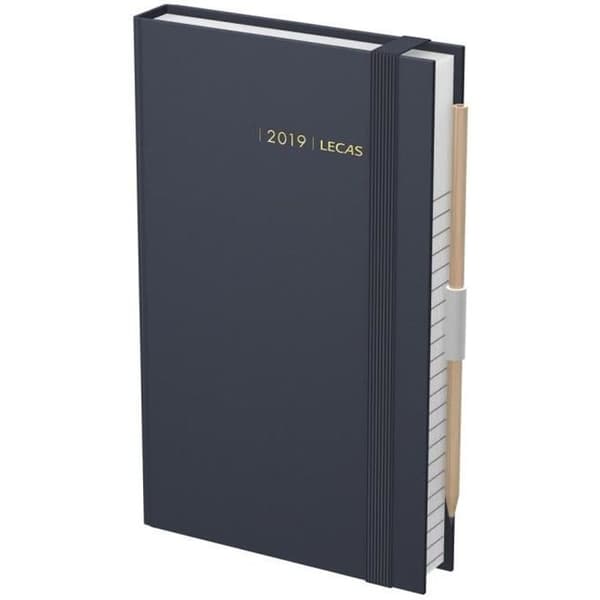 LECAS Byggplats Agenda 100735511 2019 - 9 x 15 cm - 1 dag per sida - Diverse färger