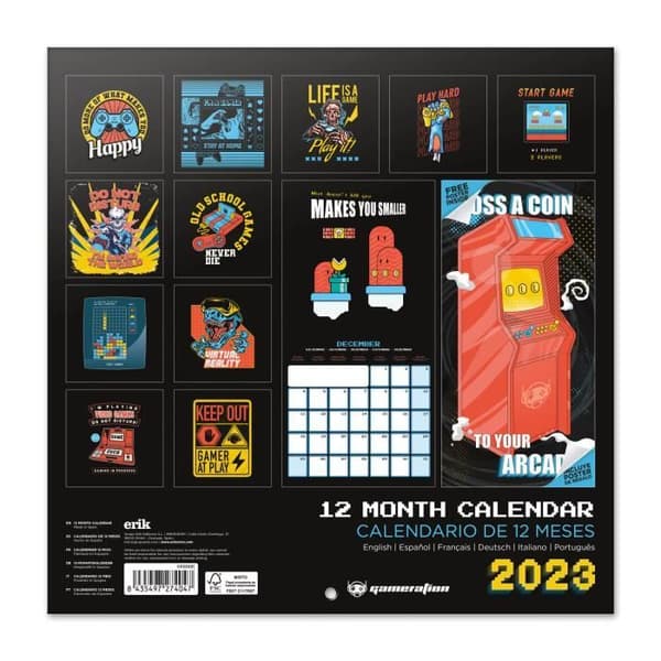 2023 Gameration väggkalender