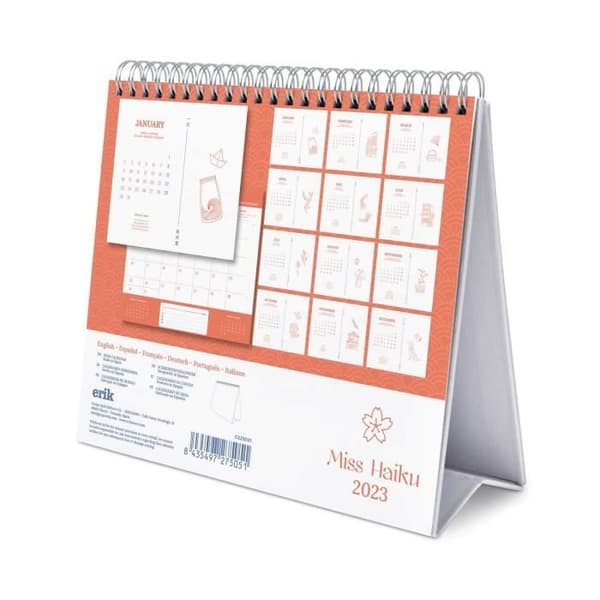 2023 Miss Haiku Kokonote Skrivbordskalender 2023 Miss Haiku Kokonote