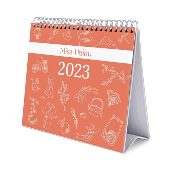 2023 Miss Haiku Kokonote Skrivbordskalender 2023 Miss Haiku Kokonote
